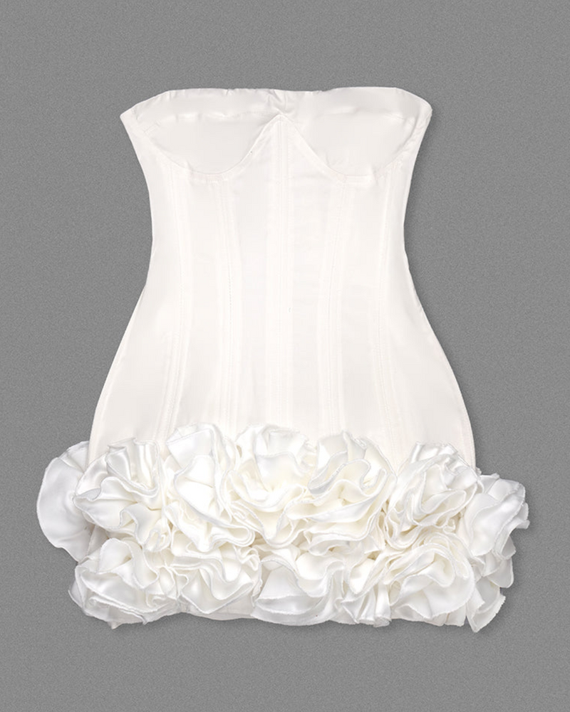 Lace Back Rosette Mini
