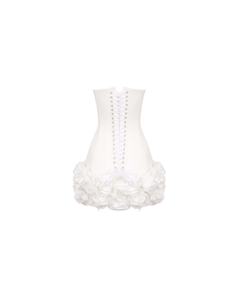 Lace Back Rosette Mini