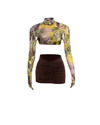 Botanical Mesh Glove Two Piece