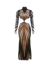 Karleni Open Back Maxi