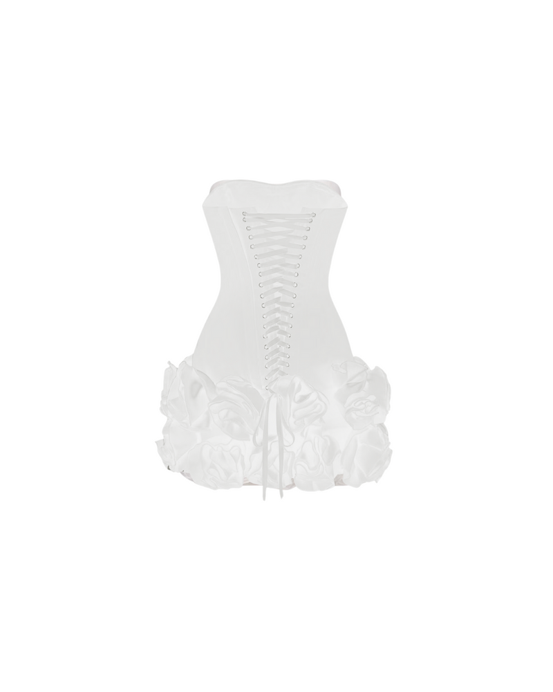 Lace Back Rosette Mini