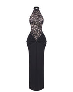 Gianna Lace Halter Maxi