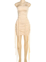 Laced Up Mini Dress