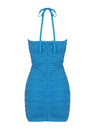Turquoise Bandage Mini Dress