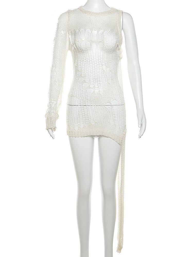 Millie Knit One Shoulder Dress