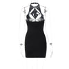 Diamond Cut Out Mini Dress