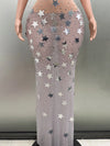 Luna Starry Mesh Gown