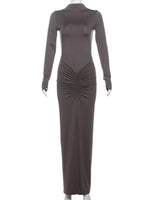 Marcel Ruched Hip Maxi