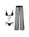 Santorini Glow 3 Piece Bikini Set - Black