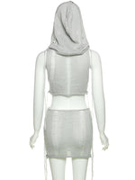 Jade Knit Hooded Two Piece