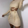 The Front Tie Mini Dress