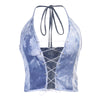 The Dip Dye Lace Up Top