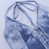 The Dip Dye Lace Up Top