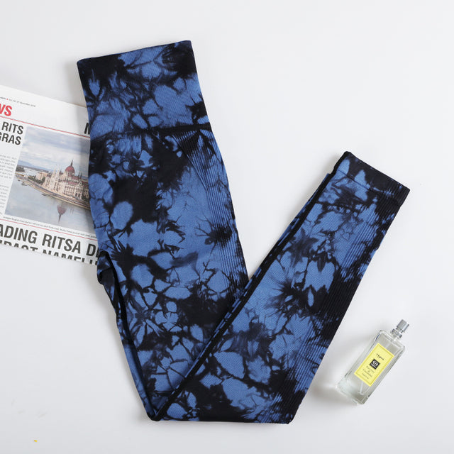 Tie Dye Bubble Butt Push Up Leggings