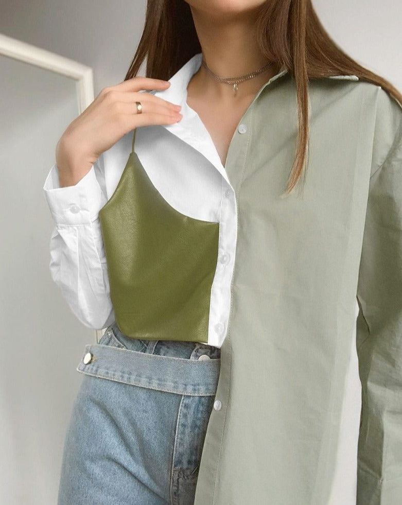 The Oversized Patchwork Shirt