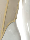 Cream Mesh Corset Top